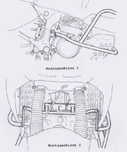 Crash Protection Bar Hepco&Becker - black  - Honda XL600V