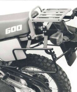 SIDECARRIER PERMANENT MOUNTED - BLACK FOR SUZUKI DR600 DAKAR -- S/R 1988/89