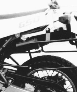 SIDECARRIER PERMANENT MOUNTED - BLACK FOR SUZUKI DR 650 R 1991