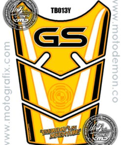BMW R1200GS Adventure YELLOW Motorcycle Tank Pad Protector 2007—07--3D Gel