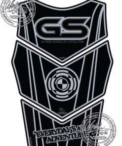 BMW R1200GS  Black Motorcycle Tank Pad Protector 2007—07--3D Gel