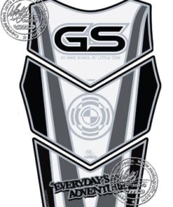 BMW R1200GS WHITE Motorcycle Tank Pad Protector 2007—07--3D Gel