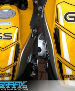 BMW R1200GS YELLOW Motorcycle Tank Pad Protector 2007—07--3D Gel