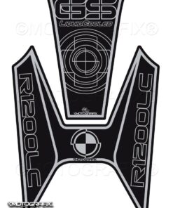 BMW R1200GS LC BLACK Tank Pad Protector 2013—16--3D Gel