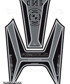 BMW R1200GS LC BLACK/SILVER Tank Pad Protector 2013—16--3D Gel