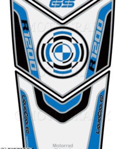 BMW R1200GS LC Adventure BLUE/WHITE/BLACK Tank Pad Protector 2014—18--3D Gel