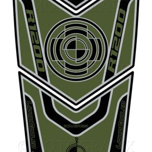 BMW R1200GS LC Adventure GREEN GREEN Tank Pad Protector 2014—18--3D Gel