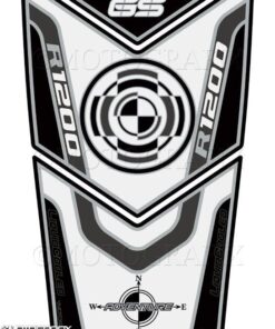 BMW R1200GS LC Adventure WHITE Variation Tank Pad Protector 2014—18--3D Gel