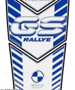 BMW R1200GS Adventure 2018 Rallye Edition BLUE WHITE Tank Pad Protector--3D Gel