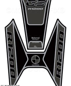 BMW R1200GS Adventure 2018 Rallye Edition BLACK GREY Tank Pad Protector--3D Gel