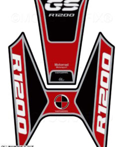BMW R1200GS Adventure 2018 RED/BLACK Tank Pad Protector--3D Gel