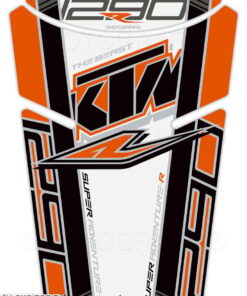 KTM 1290 Super Adventure R 2017 18 19 Motorcycle Tank Pad Protector Motografix 3D Gel TKTM08KOW