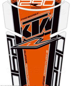 KTM 1290 Super Adventure R 2017 18 19 Motorcycle Tank Pad Protector Motografix 3D Gel TKTM08WKO