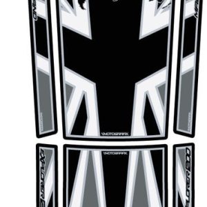 Triumph Explorer 1200 2012 - 2017 Black Motorcycle Tank Pad Protector Motografix Gel TT019MJA