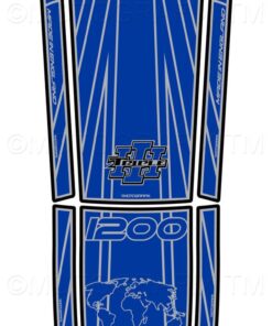 Triumph Tiger 1200 2018 Blue Atlas Motorcycle Tank Pad Protector Motografix 3D Gel TT028BJ