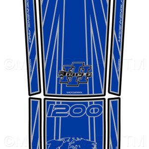 Triumph Tiger 1200 2018 Blue Atlas Motorcycle Tank Pad Protector Motografix 3D Gel TT028BJ