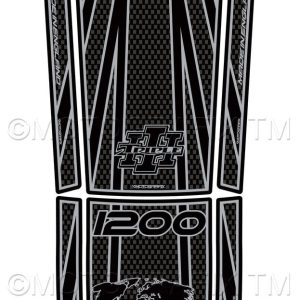 Triumph Tiger 1200 2018 Carbon Atlas Motorcycle Tank Pad Protector Motografix 3D Gel TT028CJ