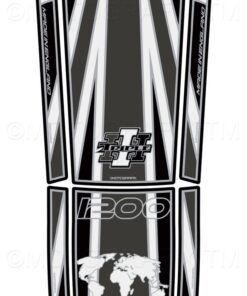 Triumph Tiger 1200 2018 Grey Atlas Motorcycle Tank Pad Protector Motografix 3D Gel TT028MJ