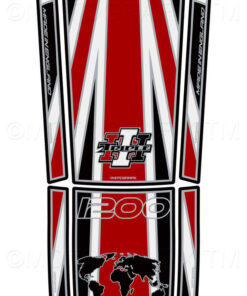 Triumph Tiger 1200 2018 Red Atlas Motorcycle Tank Pad Protector Motografix 3D Gel TT028RKJ