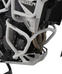 Hepco Lower Engine Protection Triumph TIGER RALLY / GT / PRO  2020 -- White