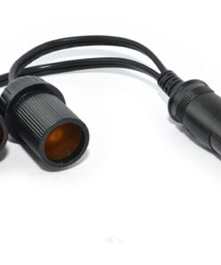 Adapter DIN input to double cigarette plugs output
