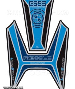 BMW R1200GS LC BLUE BLACK Tank Pad Protector 2013—16--3D Gel