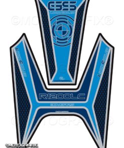 BMW R1200GS LC BLUE CARBON Tank Pad Protector 2013—16--3D Gel