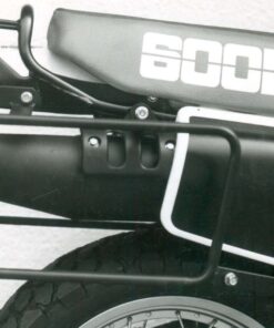 SIDE CARRIER PERMANENT MOUNTED - BLACK FOR HONDA XL 600 LM 1985/1986