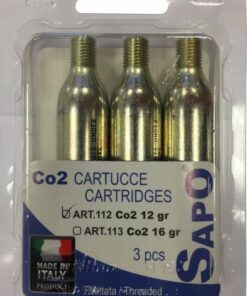 Sapo Co2  Cartridges 16g  Steel 3 Pieces