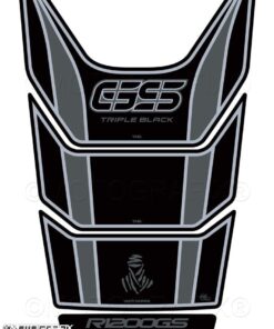 BMW R1200GS Triple Black Motorcycle Tank Pad Protector 2008-2012 --3D Gel