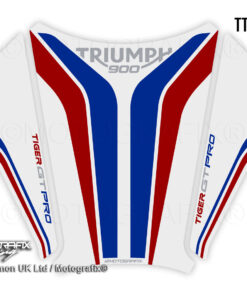 Triumph Tiger 900 GT Pro 2020 Motorcycle Tank Pad Protector Motografix 3D Gel TT037RWB