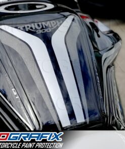 Triumph Tiger 800 2018 Black UJ Motorcycle Tank Pad Protector Motografix 3D Gel TT031KKUJ