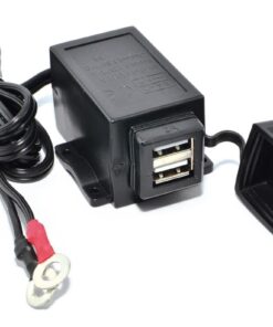 Double USB connection with Ring Terminals 1 A + 2 A output