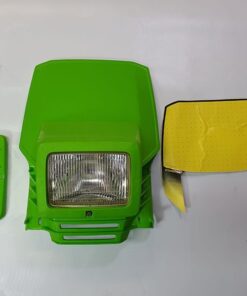 Overland Vintage Headlight mask complete with light assembly