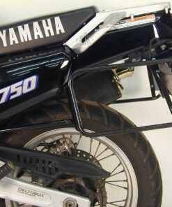 SIDECARRIER PERMANENT MOUNTED - BLACK FOR YAMAHA XTZ 750 SUPER TÉNÉRÉ -models with Sebring exhaust