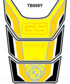 BMW R1200GS Yellow Motorcycle Tank Pad Protector 2008-2012 --3D Gel